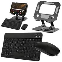 Kit Teclado Bluetooth ABNT2 + Mouse Silencioso + Suporte para Tablet Philco PTB10RSG 10 ABNT2 Ç Kit Teclado Bluetooth ABNT2 + Mouse Silencioso + Suporte para Tablet Philco PTB10RSG 10 ABNT2 Ç