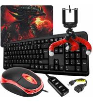 Kit Teclado Clássico Abnt2 Usb + Mouse Óptico Usb Plug and Play Kit Teclado Clássico Abnt2 Usb + Mouse Óptico Usb Plug and Play