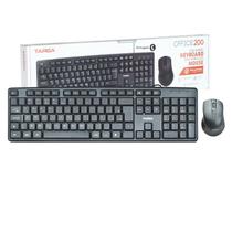 Kit Teclado Com Cabo USB E Mouse Sem Fio 2.4GHz Office 200 Targa Para PC E Notebook Kit Teclado Com Cabo USB E Mouse Sem Fio 2.4GHz Office 200 Targa Para PC E Notebook