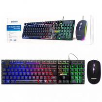 Kit Teclado Com Mouse Game Led Rgb Bk-G550 Exbom Kit Teclado Com Mouse Game Led Rgb Bk-G550 Exbom