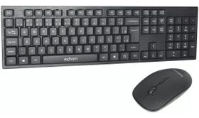 Kit Teclado Com Mouse Sem Fio 2.4g - BK-S370 Exbom