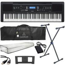 Kit Teclado Digital Yamaha Psr-ew310 Arranjador 76 Teclas Tx02