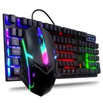 Kit Teclado E Mouse 2.4ghz USB Preto Gamer