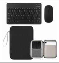 Kit Teclado E Mouse Bluetooth Bolsa Para Tablet Samsung S10 Kit Teclado E Mouse Bluetooth Bolsa Para Tablet Samsung S10