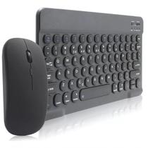 Kit Teclado E Mouse Bluetooth Utra Fino Com Pc, E Android Preto Kit Teclado E Mouse Bluetooth Utra Fino Com Pc, E Android Preto