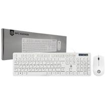 Kit Teclado E Mouse Bril Pc, Usb, Abnt2, 1000 Dpi, Branco