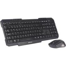 Kit Teclado e Mouse C3tech K-W10 Sem Fio Preto Kit Teclado e Mouse C3tech K-W10 Sem Fio Preto