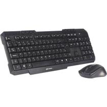 Kit Teclado E Mouse C3tech K-w10 Sem Fio Preto Kit Teclado E Mouse C3tech K-w10 Sem Fio Preto