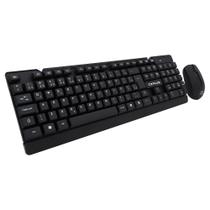 Kit teclado e mouse c3tech sem fio abnt2 k-w11bk preto