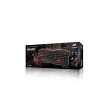 Kit Teclado E Mouse C3tech Usb Gaming Gk-20bk