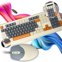 Kit Teclado e mouse Com Fio ABNT2 Combo Teclado e Mouse com Fio Membrana USB Kit Teclado e mouse Com Fio ABNT2 Combo Teclado e Mouse com Fio Membrana USB