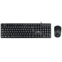 Kit Teclado e Mouse com Fio Brazil PC BPC-8236/129 - USB - ABNT2 - 1000 DPI - Cabo 1.2m - Preto