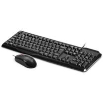 Kit Teclado e Mouse com Fio Get Elegance USB Preto Kit Teclado e Mouse com Fio Get Elegance USB Preto