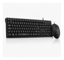 Kit Teclado E Mouse Com Fio USB ABNT2 Computador PC Office Kit Teclado E Mouse Com Fio USB ABNT2 Computador PC Office