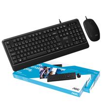 Kit Teclado E Mouse Com Fio Usb Aoc Slim Office Ç Lançamento Kit Teclado E Mouse Com Fio Usb Aoc Slim Office Ç Lançamento