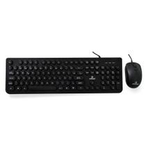 Kit Teclado e Mouse Concórdia USB com Fio ABNT2 Plug and Play Preto Kit Teclado e Mouse Concórdia USB com Fio ABNT2 Plug and Play Preto
