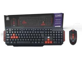 Kit Teclado E Mouse Gamer 5 Start 2.0 Preto Premium