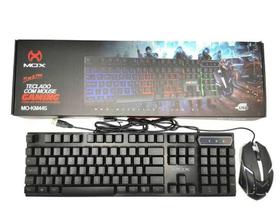 Kit teclado e mouse gamer com iluminação led inovador mox