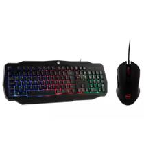 Kit Teclado e Mouse Gamer Dazz Battlefire Revolution - LED RGB Rainbow - 3200 DPI - USB - 625021