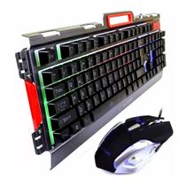 Kit Teclado e Mouse Gamer Exbom BK-G3000