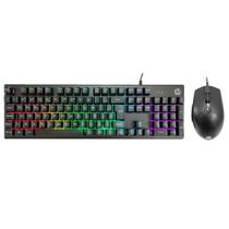 Kit Teclado e Mouse Gamer HP KM300F USB RGB