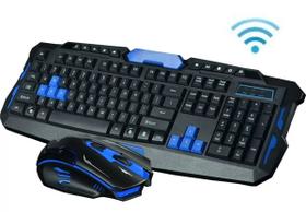 Kit Teclado e Mouse Gamer Sem Fio Wireless 1600 DPI B-max BM-T07