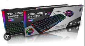 Kit Teclado E Mouse Gamer Semi Mecânico Com Led Rgb Usb 3.0 Kit Teclado E Mouse Gamer Semi Mecânico Com Led Rgb Usb 3.0