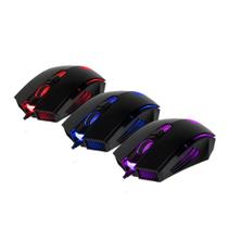 KIT Teclado E Mouse Gamer Thermaltake Commander Multi Light LED Vermelho Roxo Azul