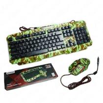 Kit Teclado e Mouse Gamer USB HK-8400 - Xtrad