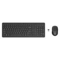 Kit Teclado E Mouse HP Sem Fio 1600DPI USB 2,4GHz ABNT Preto - HP 330