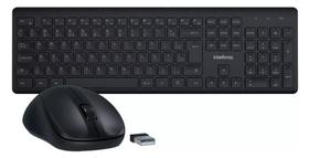 Kit Teclado E Mouse Intelbras Csi50 Sem Fio Preto