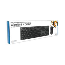 Kit Teclado E Mouse Kmex 2400Dpi S/ Fio KA6029+MAA734