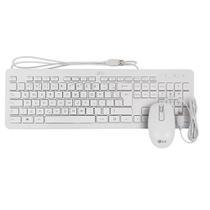 Kit Teclado E Mouse LG Com Fio Branco V240MSU