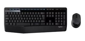 Kit teclado e mouse logitech mk 345 comfort
