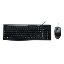 Kit Teclado e Mouse Logitech MK200 Cinza USB - 920-002718