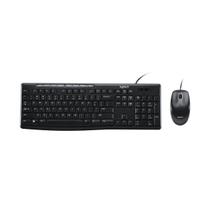 Kit Teclado e Mouse Logitech MK200 - USB - 8 Teclas Multimídia - Preto - 920-002718 Kit Teclado e Mouse Logitech MK200 - USB - 8 Teclas Multimídia - Preto - 920-002718