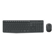 Kit Teclado e Mouse Logitech MK235 Preto S/FIO 920-007903-C Kit Teclado e Mouse Logitech MK235 Preto S/FIO 920-007903-C
