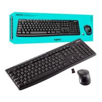 Kit teclado e mouse logitech mk270 sem fio (920-004433)