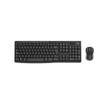 Kit Teclado e Mouse Logitech MK270 sem Fio Multimídia Preto