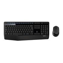 Kit Teclado e Mouse Logitech MK345 USB Wireless Preto, 920-007821
