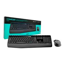 Kit Teclado e Mouse Logitech MK345, Wireless, Layout ABNT2, Preto Kit Teclado e Mouse Logitech MK345, Wireless, Layout ABNT2, Preto
