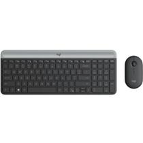 Kit Teclado E Mouse Logitech Mk470 Slim Sem Fio Usb Grafite 920-009268 Kit Teclado E Mouse Logitech Mk470 Slim Sem Fio Usb Grafite 920-009268