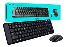 Kit Teclado E Mouse Logitech Sem Fio Mk220 Kit Teclado E Mouse Logitech Sem Fio Mk220