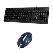 Kit Teclado e Mouse Maxprint com Fio USB e LED