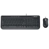 Kit teclado e mouse micros oft wired 600, usb, preto - apb-00005