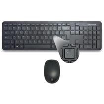 Kit Teclado e Mouse Microsoft Bluetooth Desktop QHG-00022 Preto