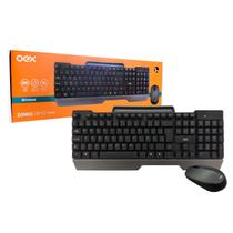 Kit Teclado e Mouse OEX Office, Wireless, ABNT2, 1200DPI - TM406