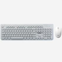 Kit Teclado E Mouse Oex Tm410 Pop Sem Fio 1600 Dpi Branco