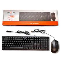Kit Teclado E Mouse Office Hayom TC3225 800DPI ABNT2 Ergonômico Plug And Play - TC3225 Kit Teclado E Mouse Office Hayom TC3225 800DPI ABNT2 Ergonômico Plug And Play - TC3225