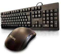 Kit Teclado e Mouse Officer 1000DPI com Fio USB Preto